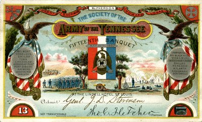 Ticket to Admit General John D. Stevenson by Unknown